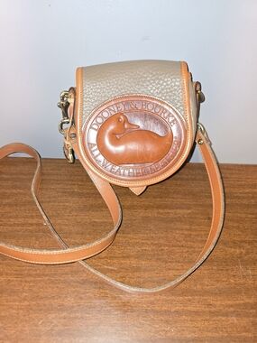 Dooney & Bourke Grey Bug Duck Small Crossbody Bag